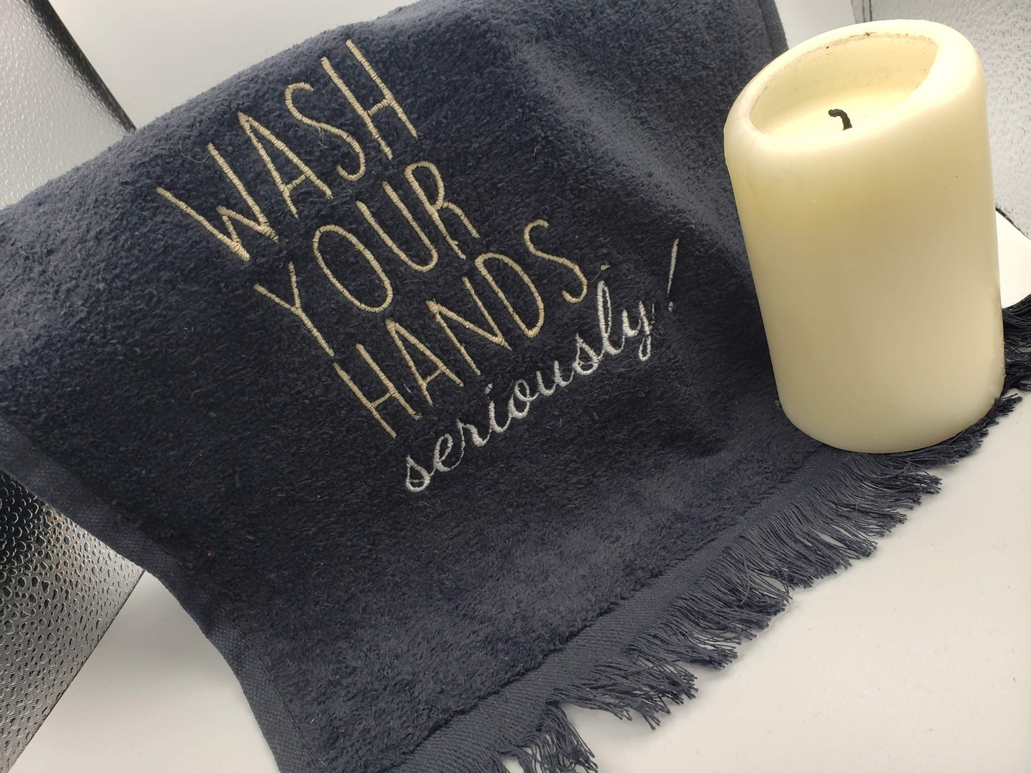 Wash Your Hands Seriously Towel